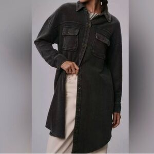 Anthropologie Dark Gray Utility Jacket